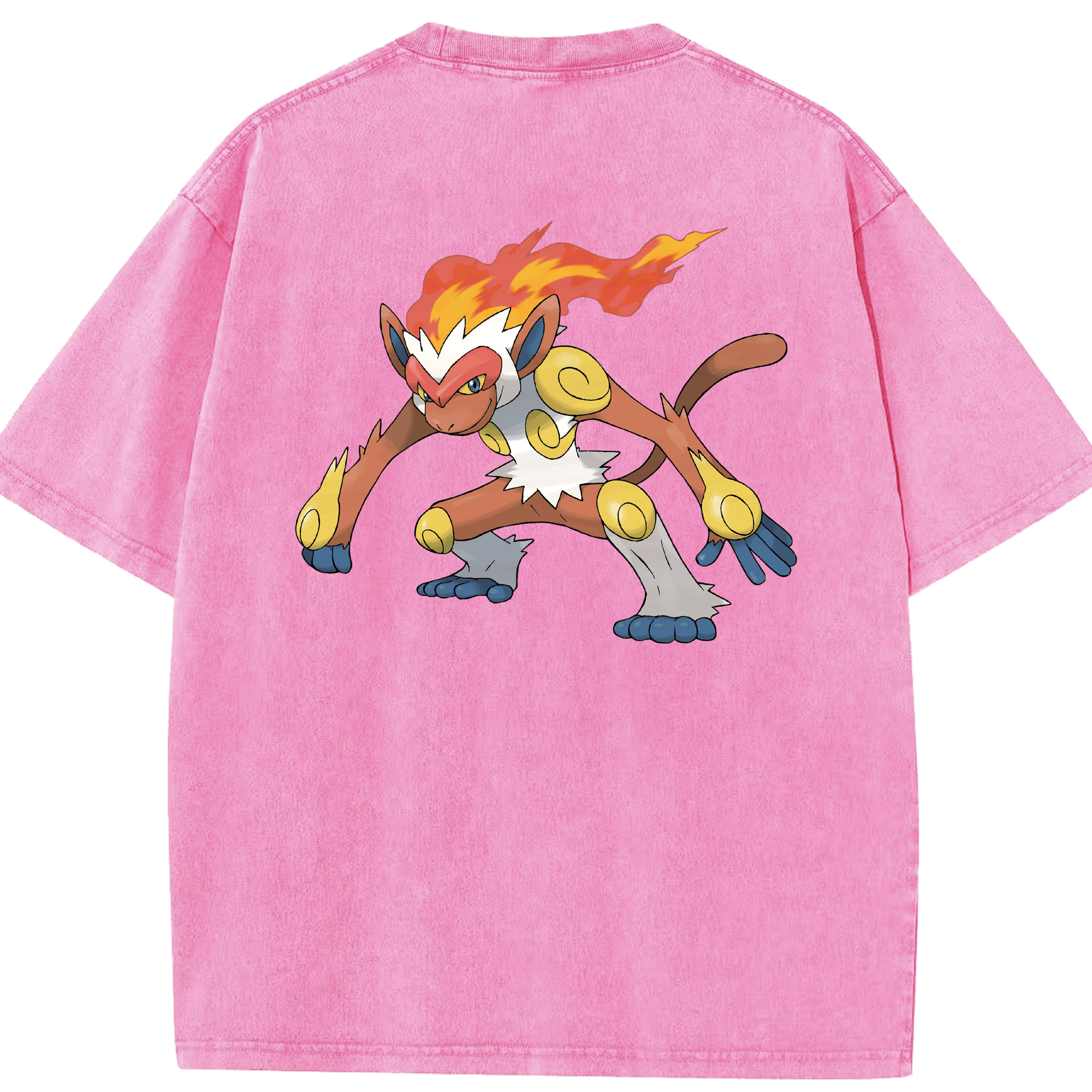 （画像用） ポケットモンスター Pokémon 綿100% ヴィンテージ風 半袖Tシャツ（背面プリント）